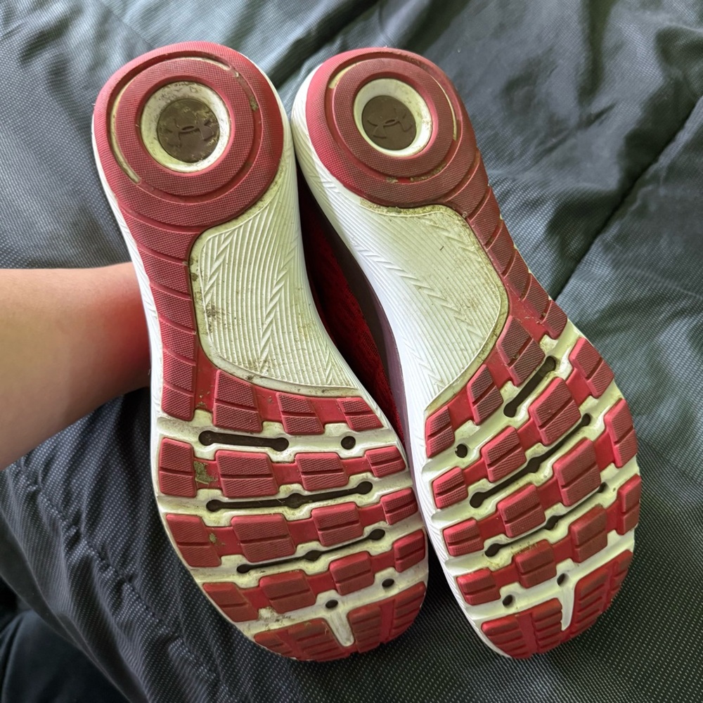 Under Armour Red Athletic Shoes - Picture 9 of 10